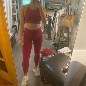 Lululemon Ruby Red Align Leggings 25 